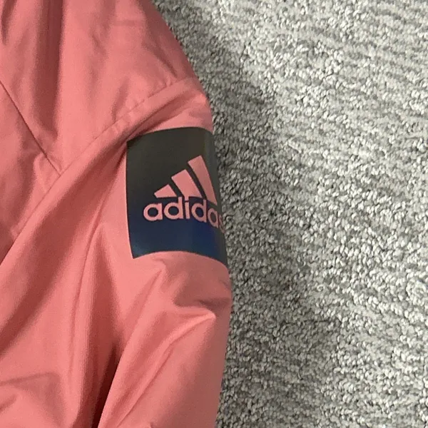 Adidas MyShelter Parka Rain.RDY Womens Large Jacket 4 In 1 Coat Hazy Rose Pink - Image 3