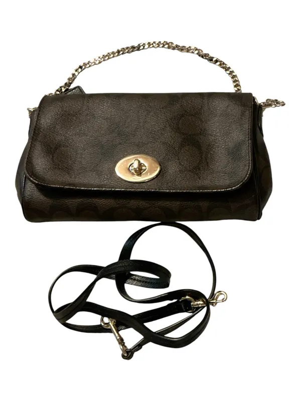 Coach Mini Ruby Crossbody Bag in Signature Coated Canvasm - Image 4