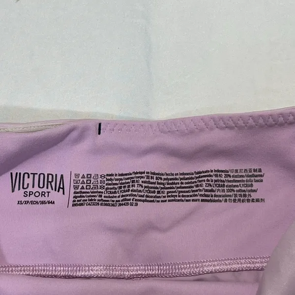 Victoria Sport Women's XS Pink Biker Shorts High Rise 6.5" Inseam Activewear - Image 3