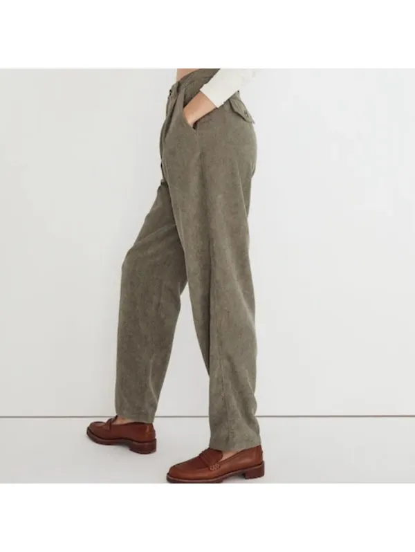 Madewell Corduroy High-Rise Tapered Pants - Image 10
