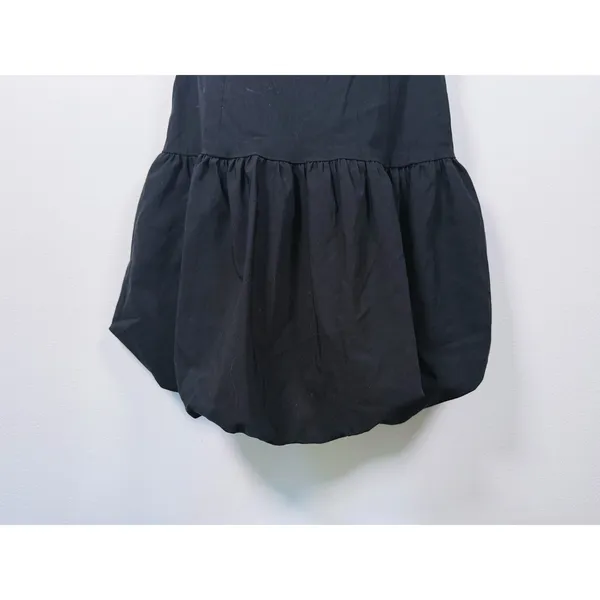 Zara Cut Out Balloon Mini Dress Size M Black Coquette Cocktail Party Event LBD - Image 12