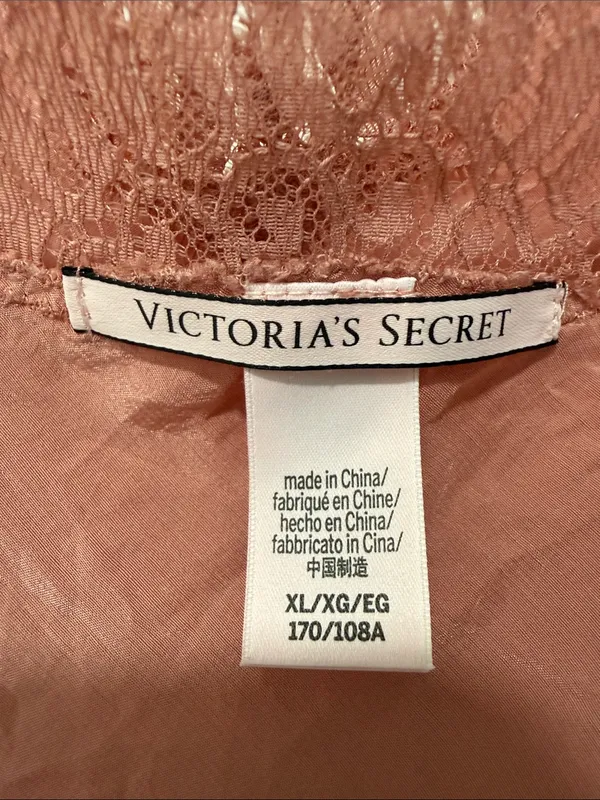 VICTORIAS SECRET Lace-Trim Cami Top in Dusty Rose Size XL - Image 4