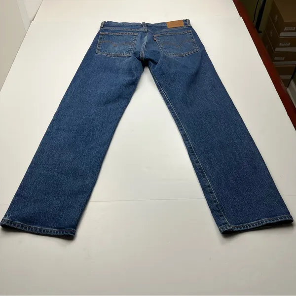 Levi’s Premium Denim Wedgie Straight Jean Womens Size 27 Blue‎ High Rise Button - Image 15