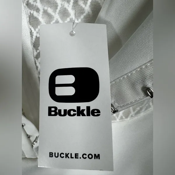 (The Buckle) Privy Bustier Mesh Inset White Mini Glam Dress Size Small - Image 8