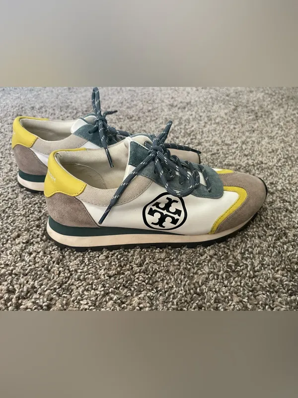 Women’s Tory Burch Vintage Nylon Runner Sneakers Size 6.5 - Image 4