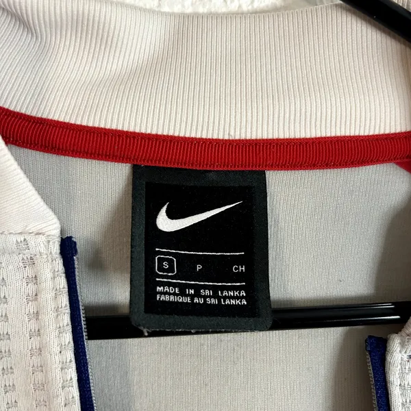 Nike NSW Knit Bomber Jacket Womens Size Small in Off White - Image 2