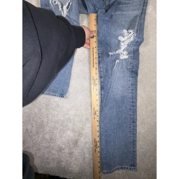 Citizens of Humanity‎ Emery Relaxed Straight Womens Jeans Size 23 Distressed - Image 13
