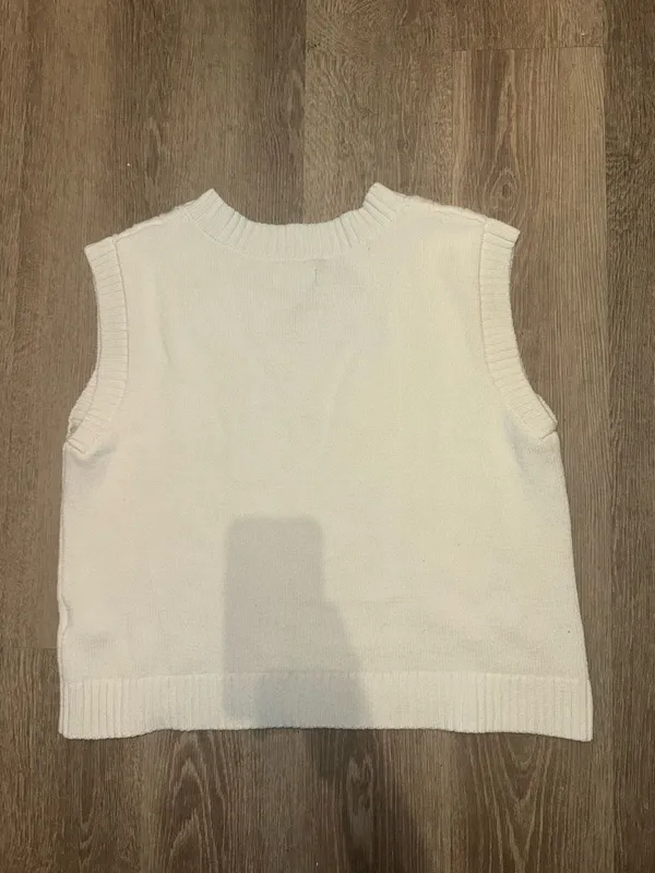 Hollister Sweater Vest White - Image 2
