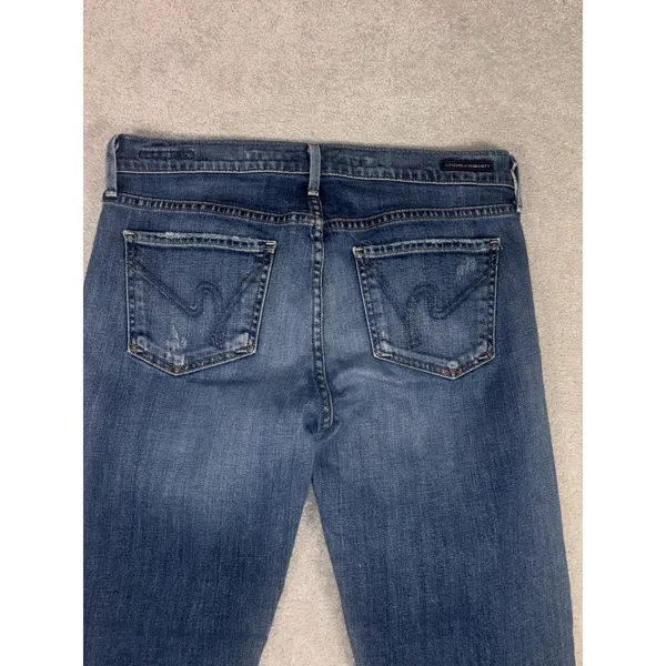Citizens Of Humanity‎ Jeans Womens 29 Blue Ava Low Rise Straight Med Wash USA - Image 9