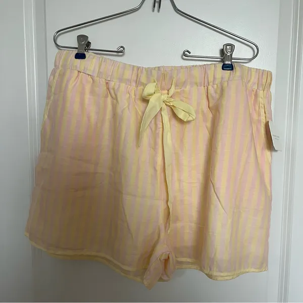 NEW Altar’d State Butter Yellow and Pink Striped Lounge Set Size XXL NWT - Image 11