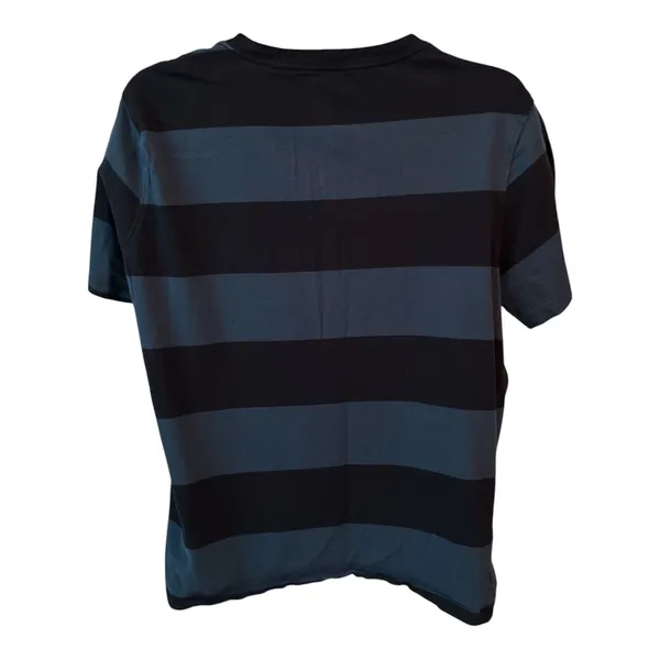 Old Navy Men Striped Short Sleeve Core Crew T Shirt Size Large Rugby Navy - Image 3