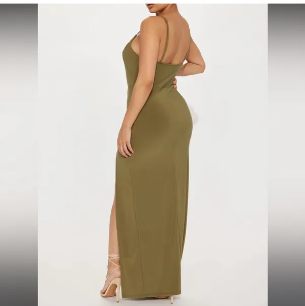 Maxi Dress Green Size M - Image 2