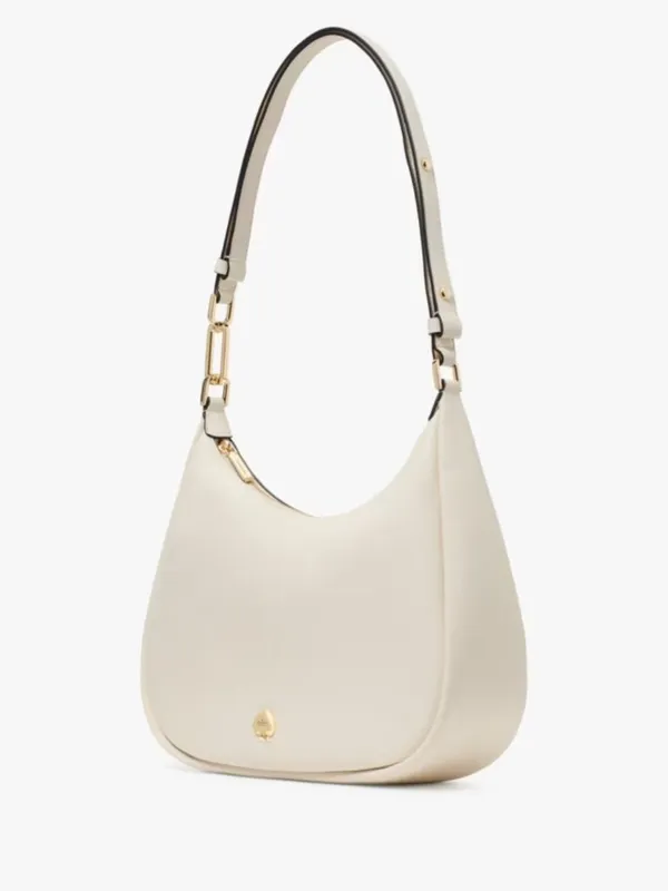 NWT Kate Spade Kayla Large Pebbled Leather Shoulder Bag Cream White Crossbody - Image 4