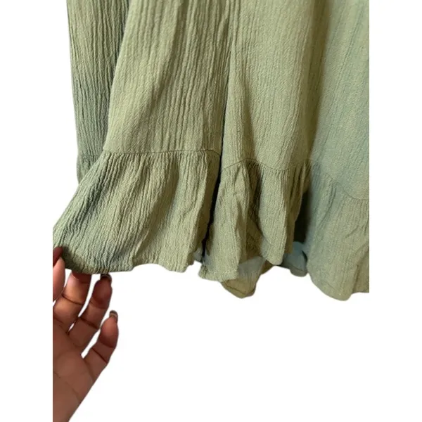 Rewind Green Sleeveless Lightweight One Piece Casual Romper Women Sz XS - Image 4