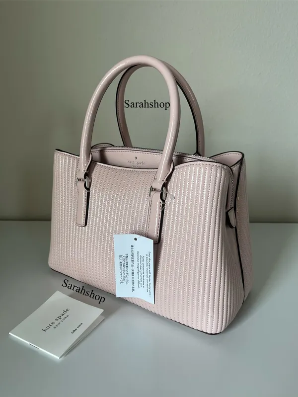Kate Spade Thompson Street Shiny Quilted Small Satchel Bag Set - Image 12