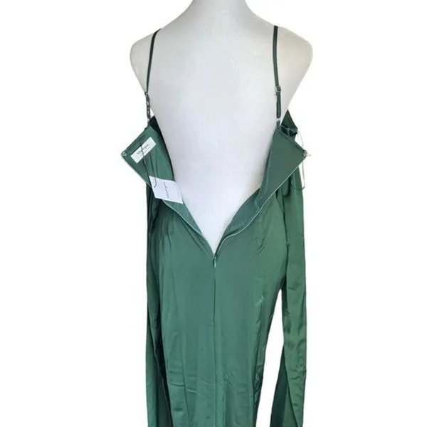 ShowPo - NWT How Will I Know Midi Wrap Waist Tie Tulip Hem Dress Sz 2 - Image 7
