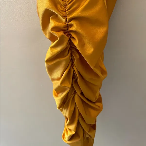 Windsor gold strapped dress - Image 4