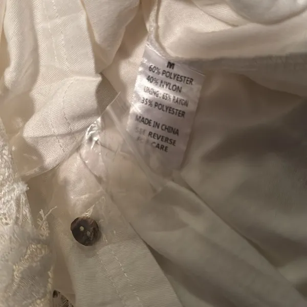 NWT Wishlist Apparel Ivory Lace Party Hi-Low Dress Size‎ M - Image 11