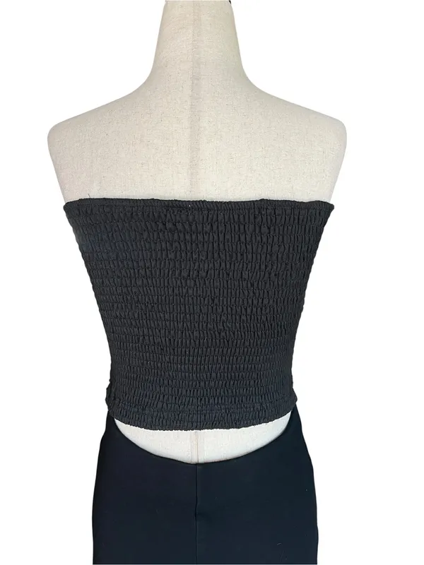 Y2K Body Central black strapless sequin top - Image 7