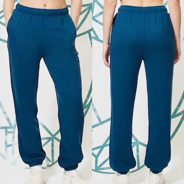 Alo Yoga Accolade Sweatpant Joggers Blue Leisure Comfort Athletic‎ Stretch S/M - Image 2