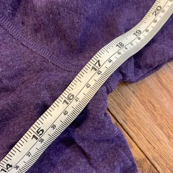 Athleta purple scoop neck cross back blouse small - Image 7