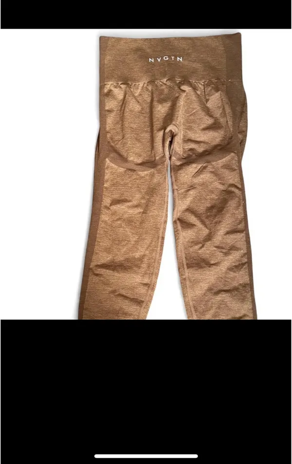 NVGTN Mocha Performance Seamless Leggings in mocha Size medium - Image 4