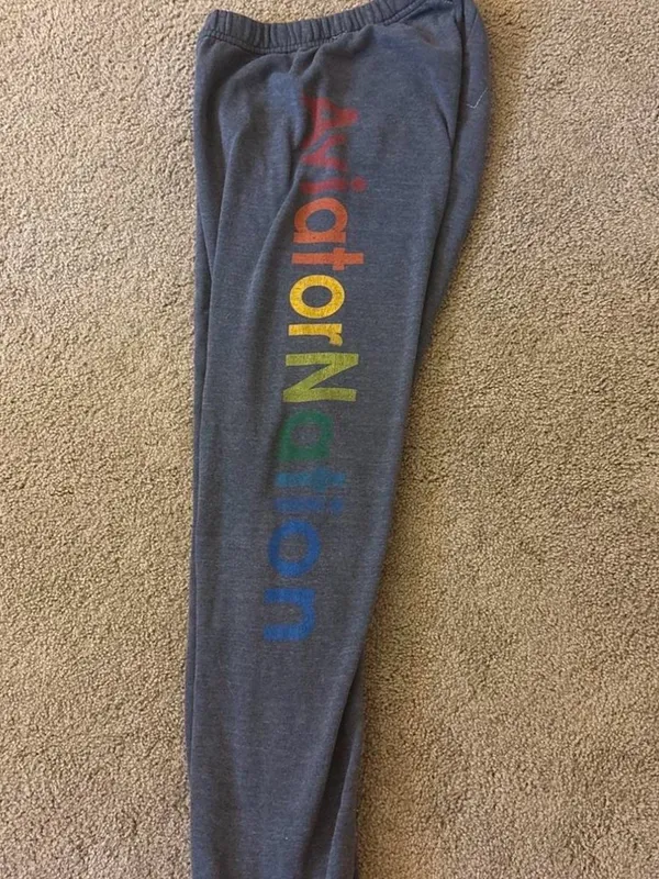 Aviator Nation Gray Sweatpants XS EUC - Image 3