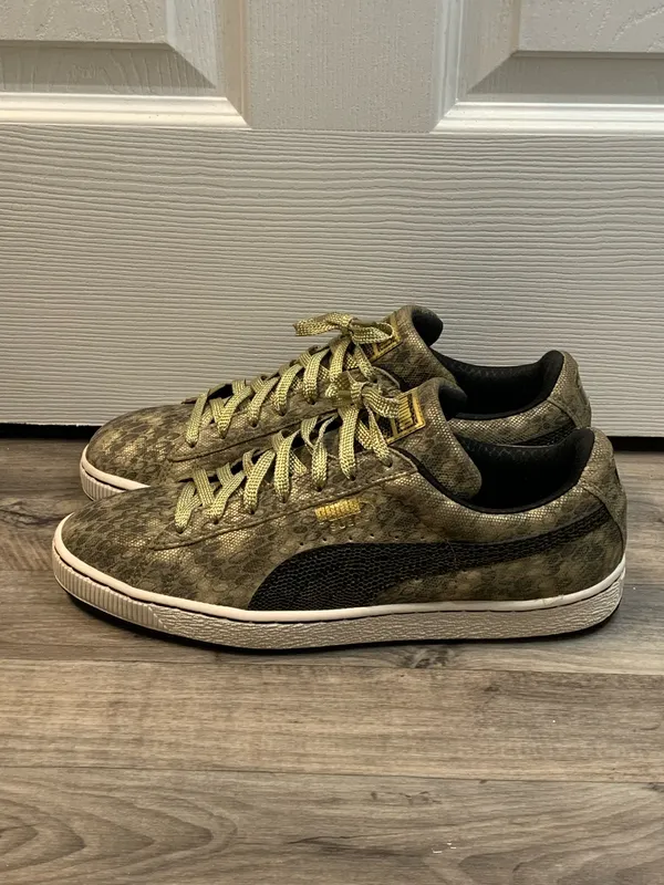 Puma Sneakers Gold metallic low tops - Image 4