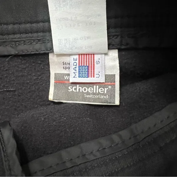 Vintage Schoeller of Switzerland Black Straight Slim Leg Stirrup Ski Snow Pants - Image 5