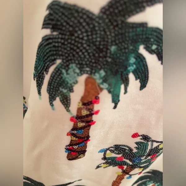 Boutique Holiday Sweatshirt Green Size M - Image 5