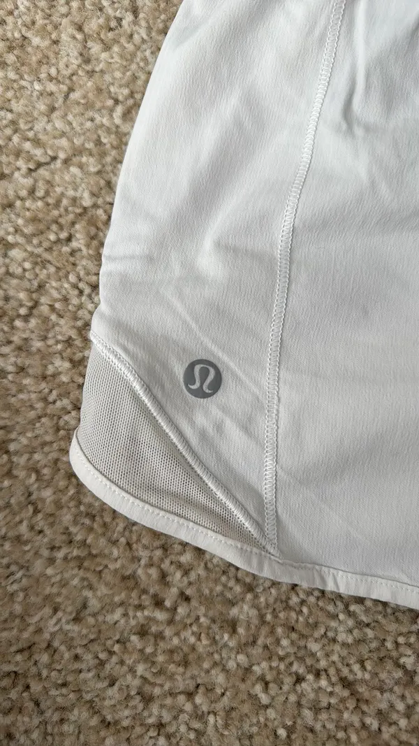 Lululemon White Hotty Hot Shorts - Image 3