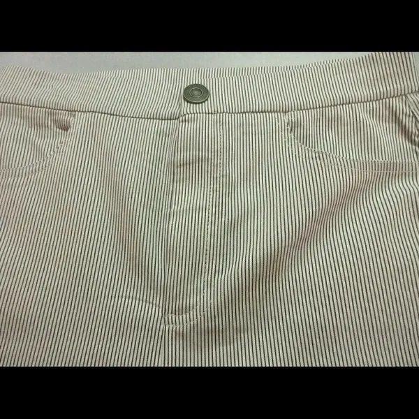 Free People striped pants blue & white sz M - Image 3