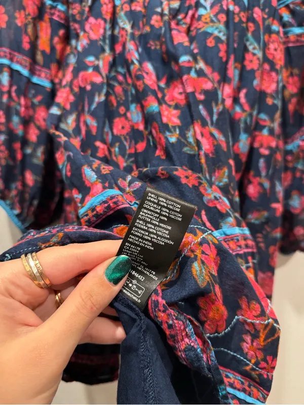 Free People Endless Afternoon Floral Mini Dress XL NWOT - Image 9