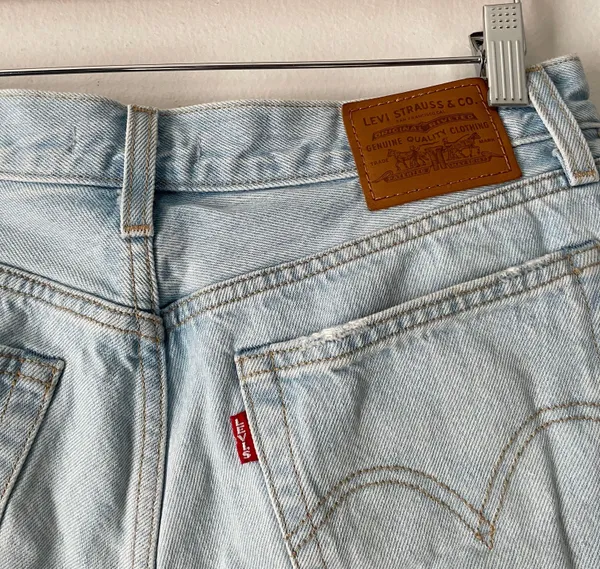 Light Wash Wedgie Shorts - Image 7