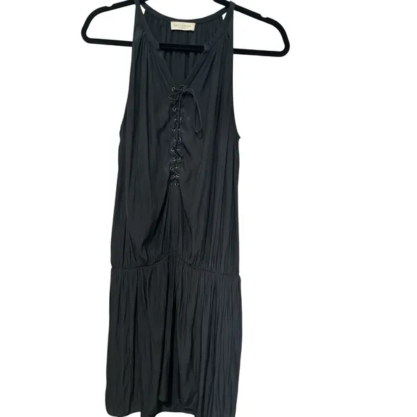 Alexandra Mini Dress by Ramy Brook lace-up elasticized waist Size S lightweight - Image 4