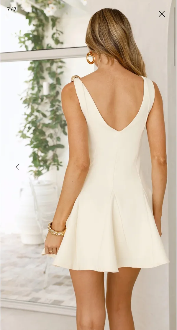 Pale Yellow Hello Molly Dress - Image 6