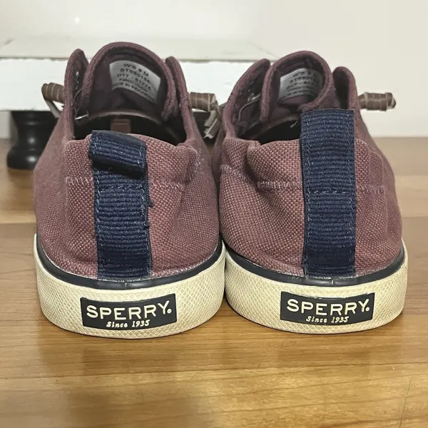 Sperry Top-Sider Women's Pier View Low Top Fashion‎ Sneakers Maroon Size 9 M - Image 5