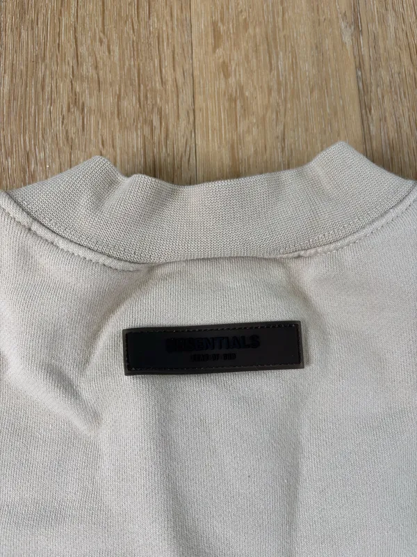 Essential Fear of God Beige Mock Neck Sweatshirt - Image 8
