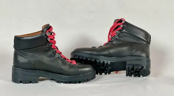 American Eagle Women's Black Lace-up Boots size 6 - Image 3