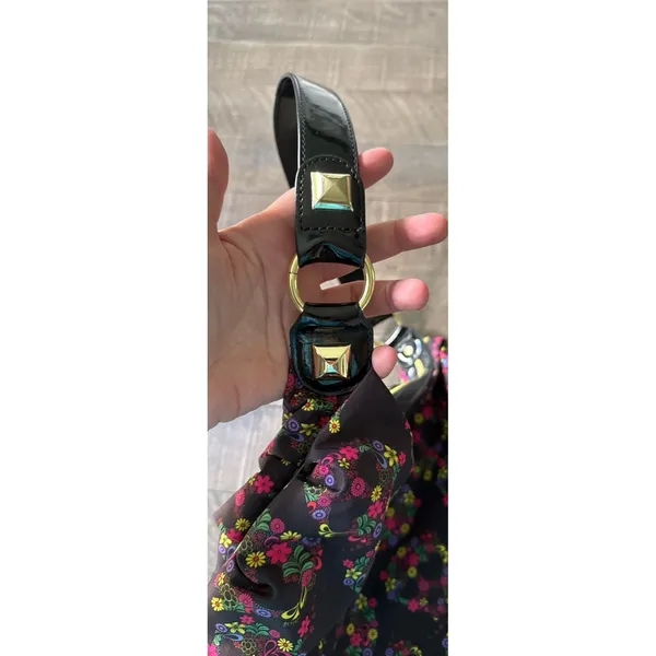 Betsey Johnson colorful floral happy skull‎ pattern hobo bag - Image 7