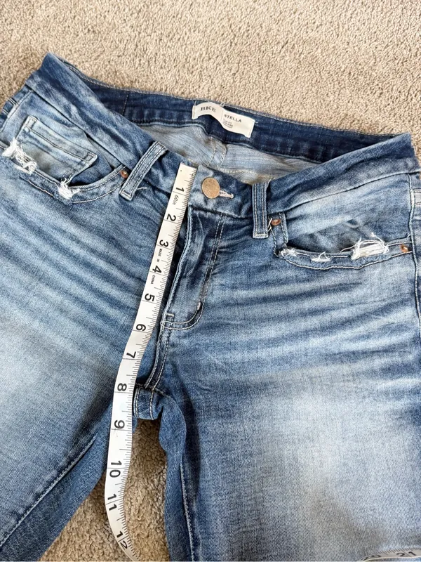 BKE Women’s Stella Slim Fit Low Rise Bootcut Jeans Stetch in Deming 28X33.5 - Image 10