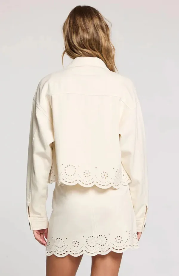 Chelsea & violet White denim matching set  - Image 3