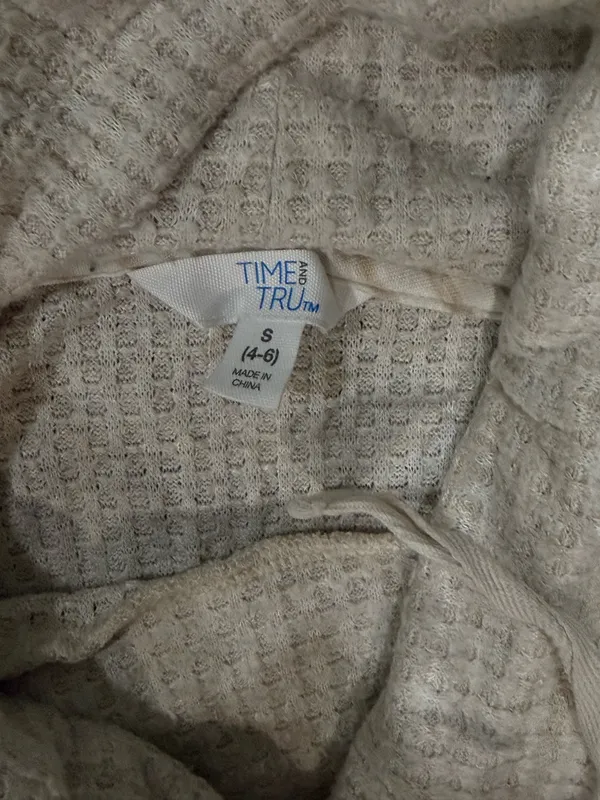 Time & Tru Oversized Mock Neck Sweater - Image 2