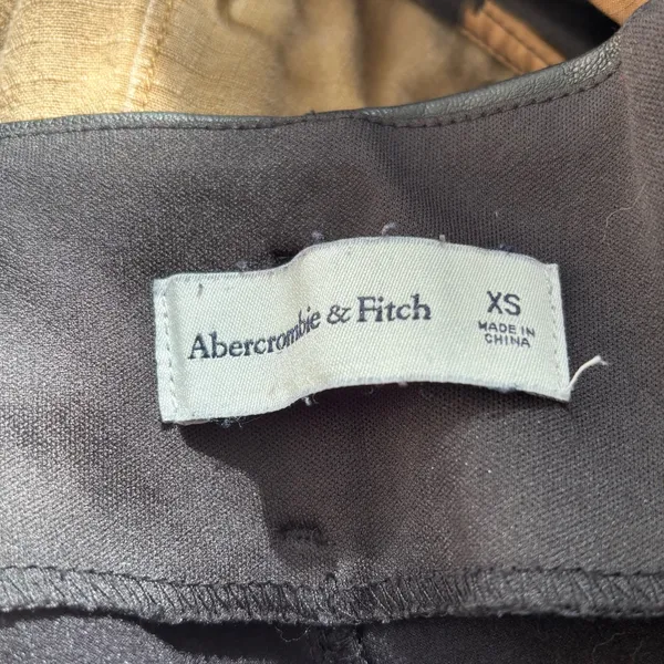 Abercrombie & fitch leather pants straight leg - Image 7