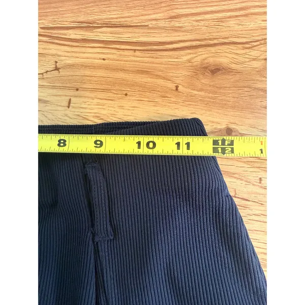 NWT Halara Black Ribbed Jodhpur Harem Pants Buckle Ankle XS - Image 11