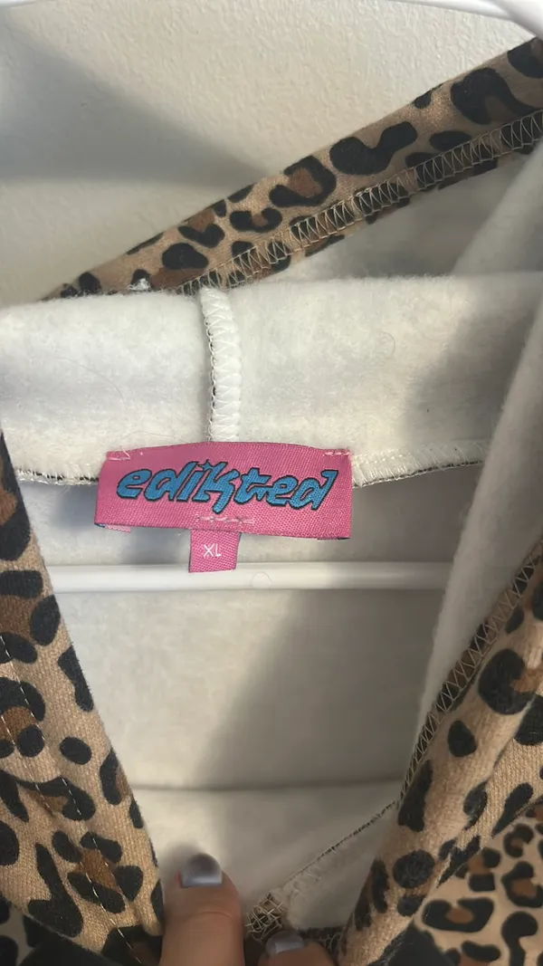 edikted cheetah hoodie  - Image 2