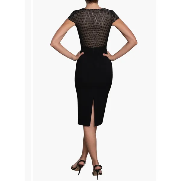 NEW Dress The Population Ivy Sheath Midi Dress Black Size XXS - Image 2