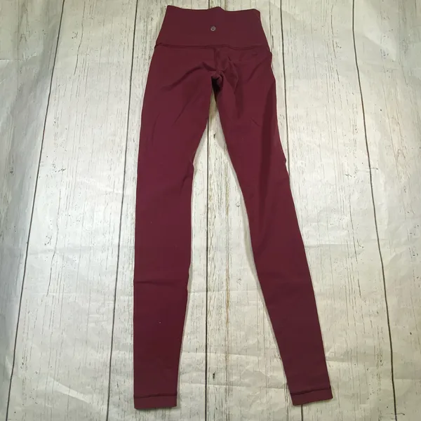 Lululemon Align Leggings Size 4 Garnet Burgundy - Image 6