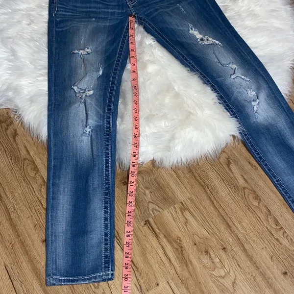 Miss Me 29 ankle skinny Women’s Distressed Blue Slim Jeans - Image 12