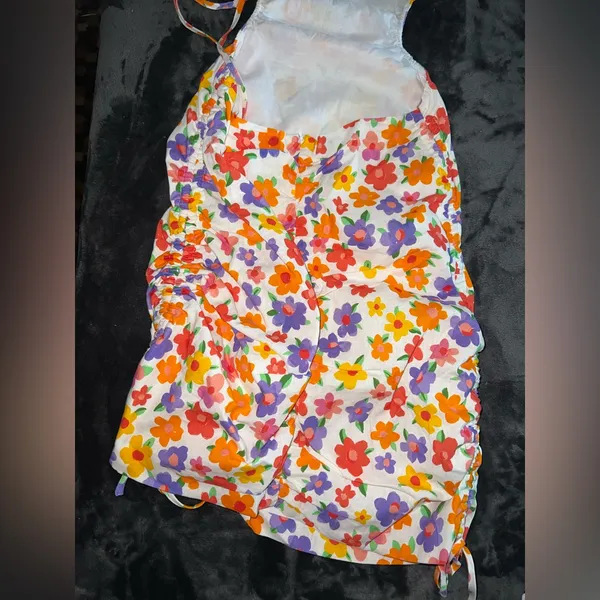 Peppermayo Summer Air Linen Mini Dress in Blooming Size 6 New with tag - Image 12